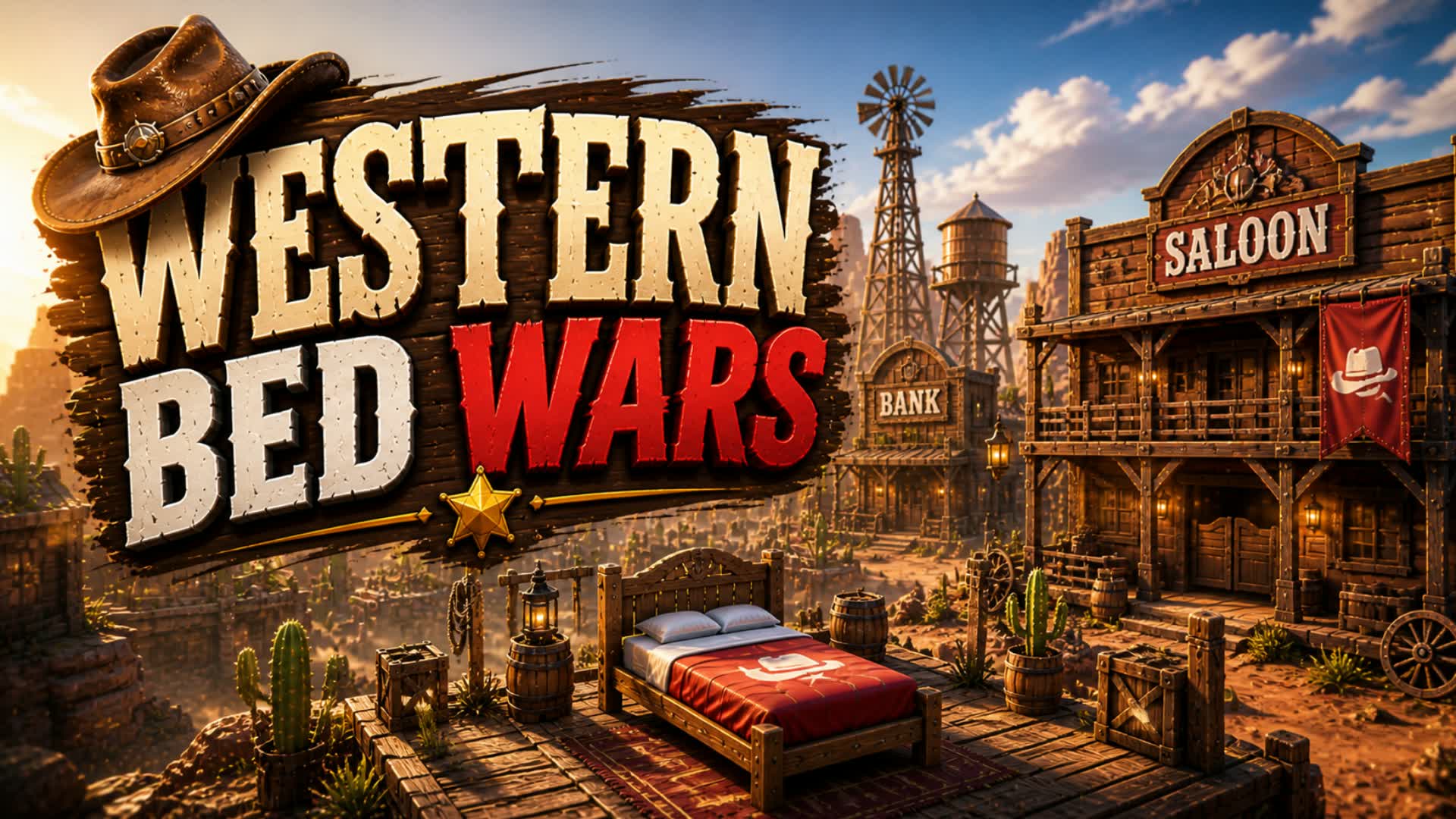 Western Bed Wars — Fortnite Creative map