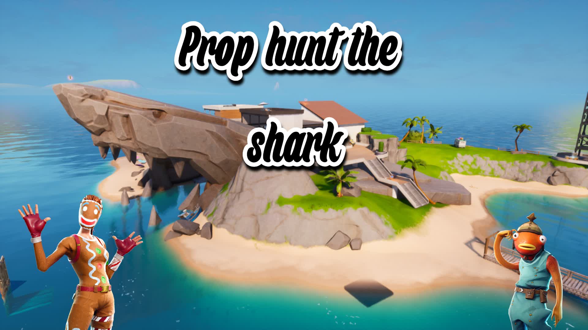 HIDE AND SEEK THE SHARK — Fortnite Creative map