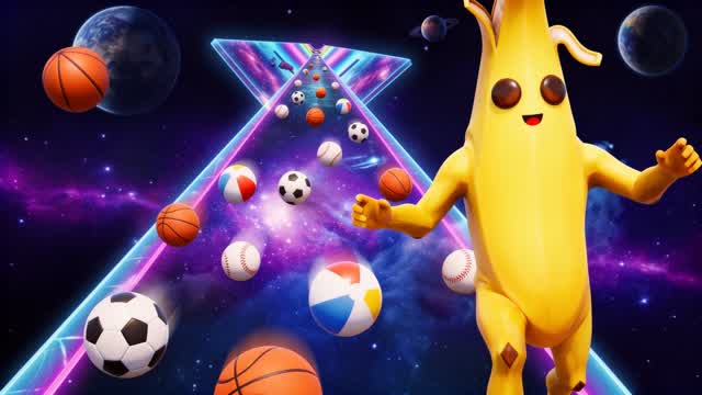 💫INSANE RAMP BALLDROP⚽ — Fortnite Creative map