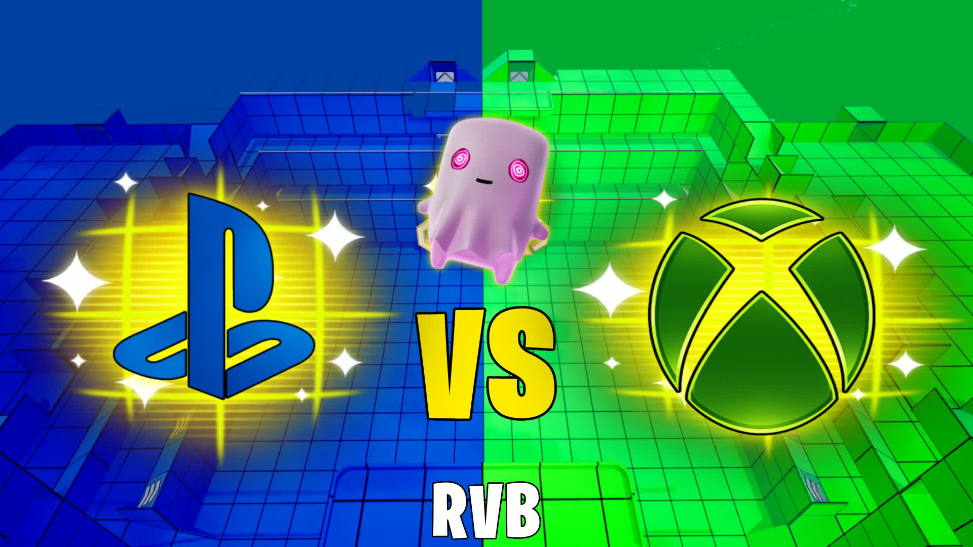 🔵PLAYSTATION VS XBOX SERIES EDITION🟢 — Fortnite Creative map