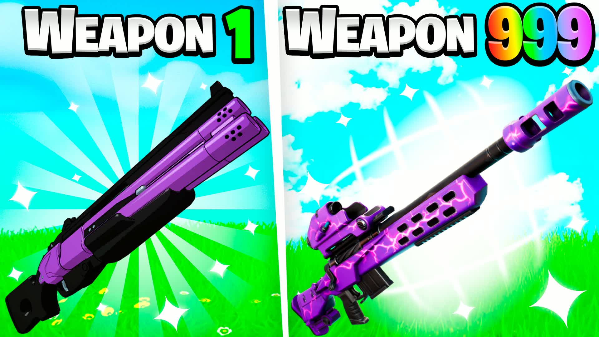 SUPER GUN GAME π« ONE SHOT π― BOTS β Fortnite Creative map