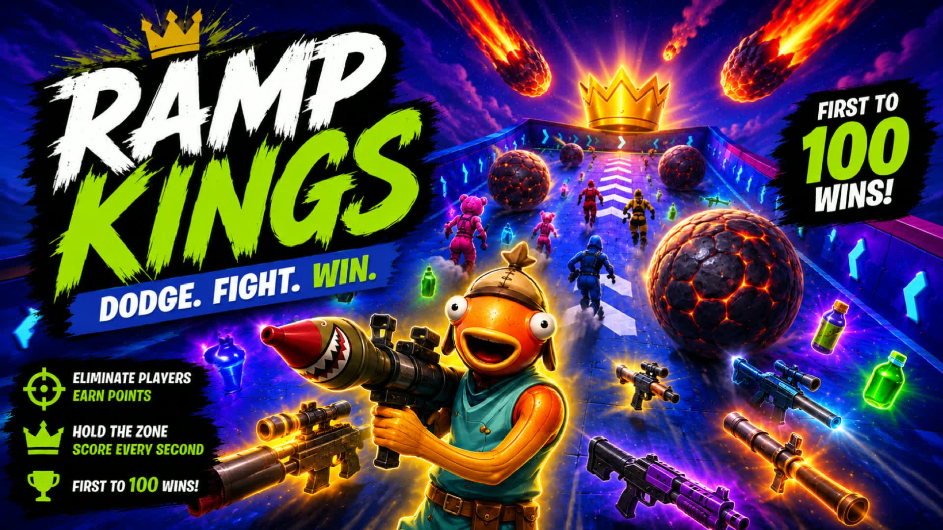 π RAMP KINGS π β Fortnite Creative map