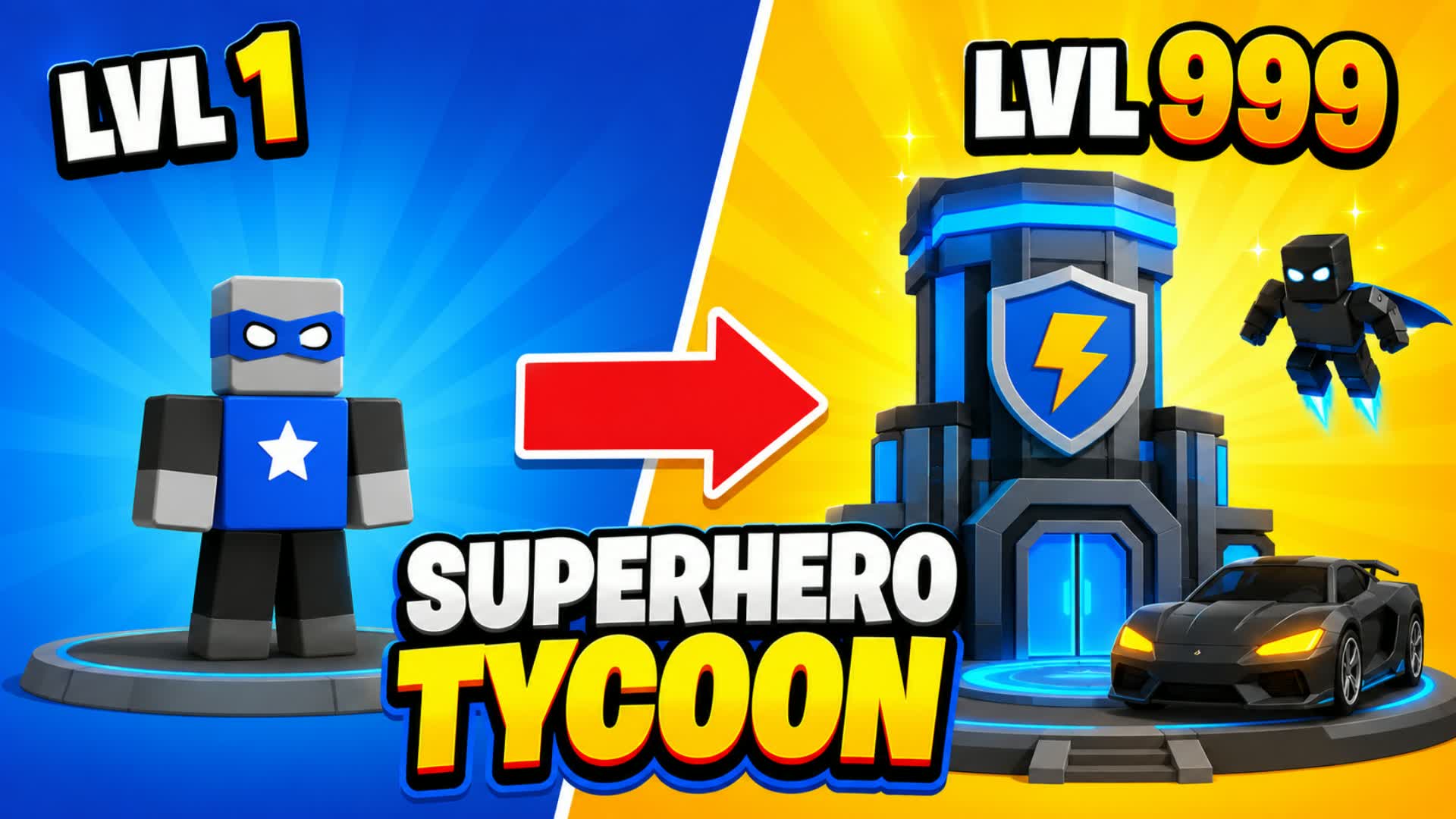 ๐ฆธ SUPER HERO EMPIRE TYCOON โ Fortnite Creative map