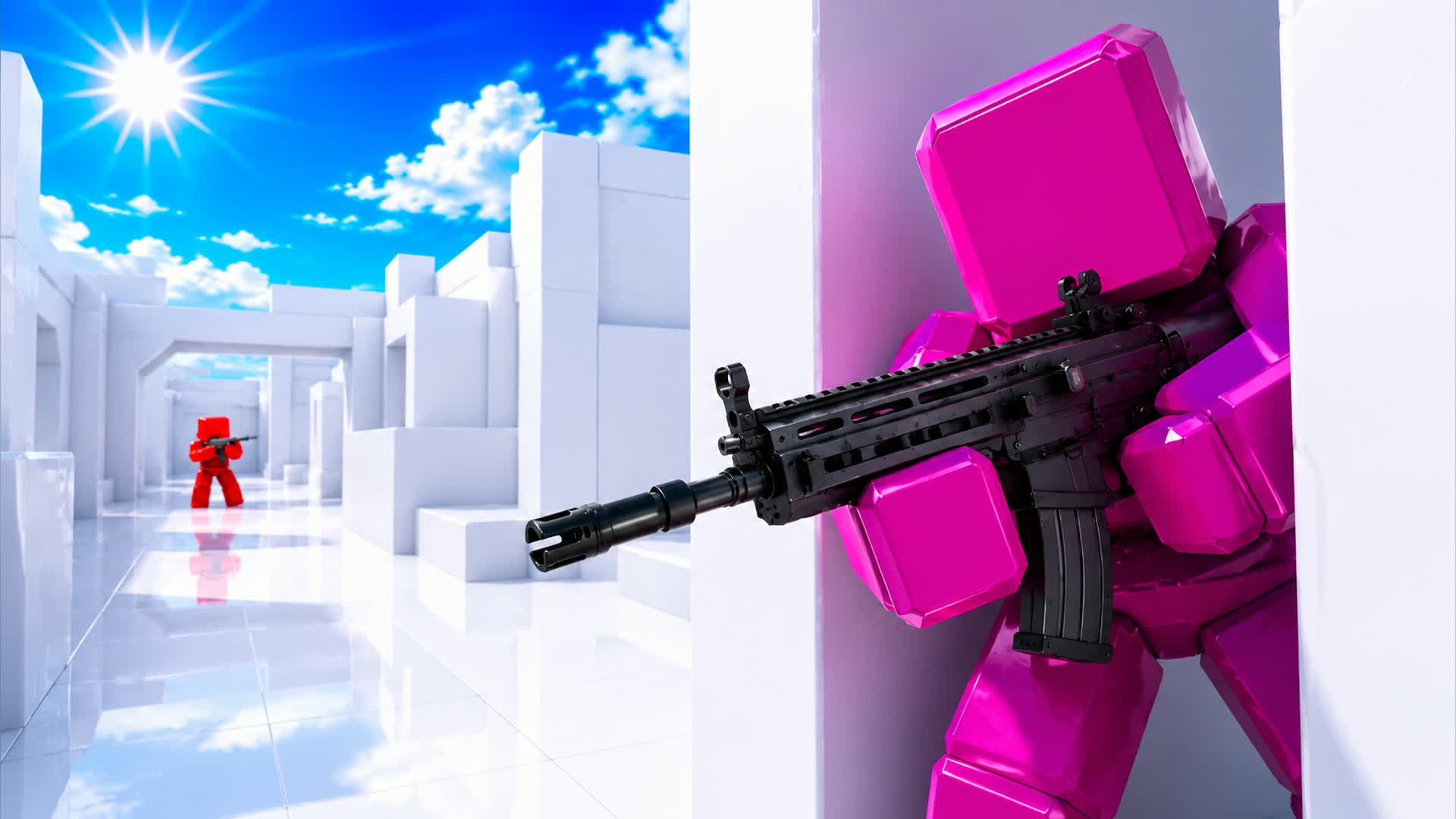RED VS BLUE COMBAT LOOP π΄π΅ β Fortnite Creative map