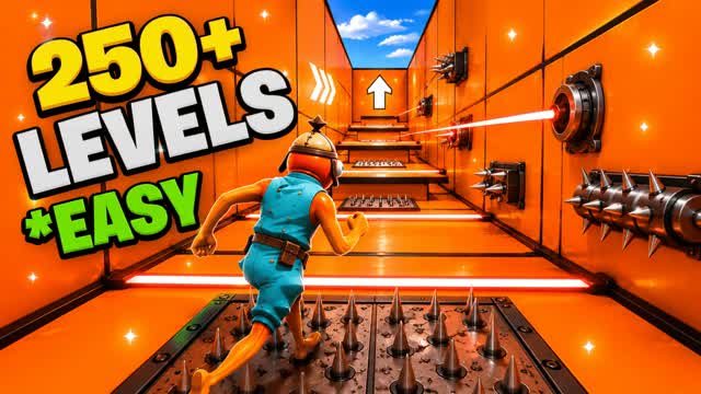 DEATH RUN 250 LEVELS — Fortnite Creative map