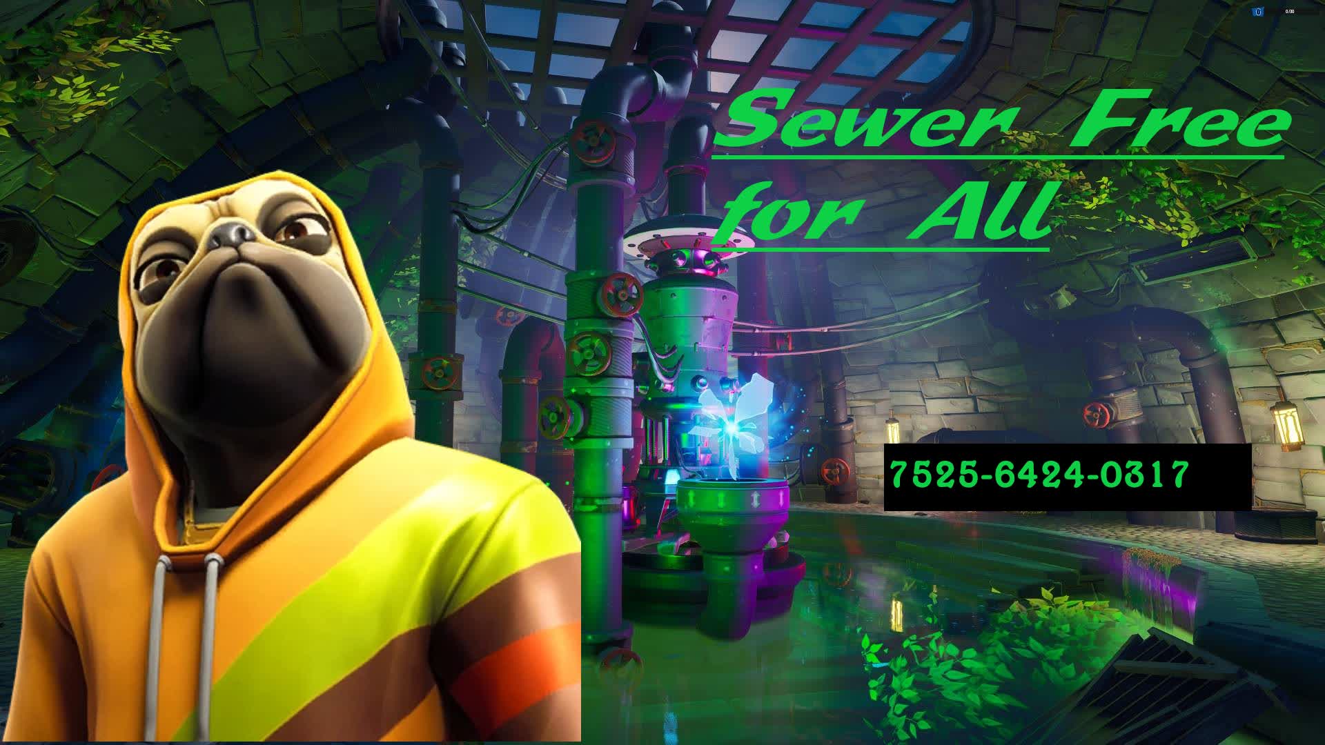 Sewer Free For All — Fortnite Creative map