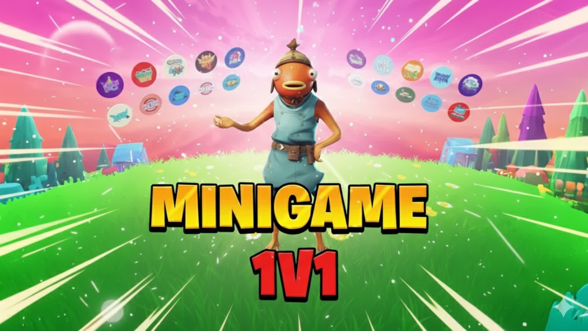 Minigames 1V1 🎮 — Fortnite Creative map