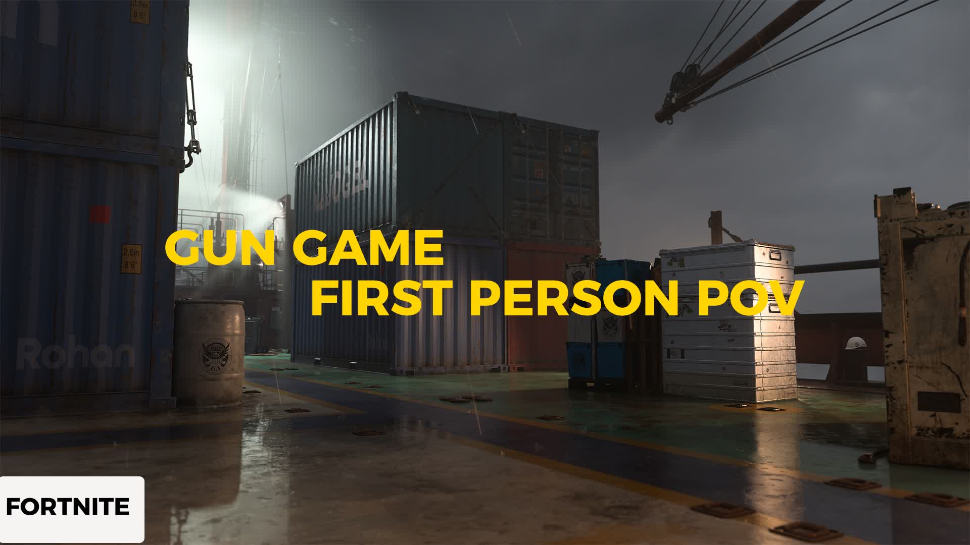 SHIPMENT FIRST PERSON POV GUN GAME ⭐⭐⭐ — Fortnite Creative map