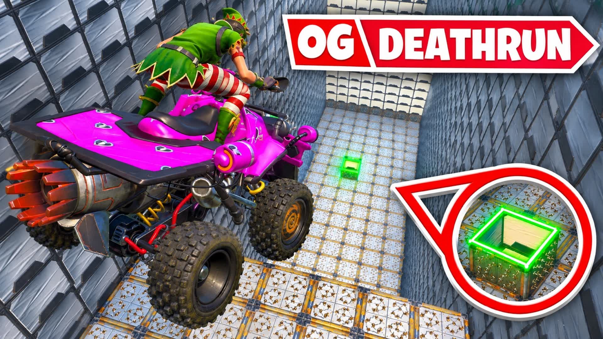OG Deathrun Quad Impossible — Fortnite Creative map
