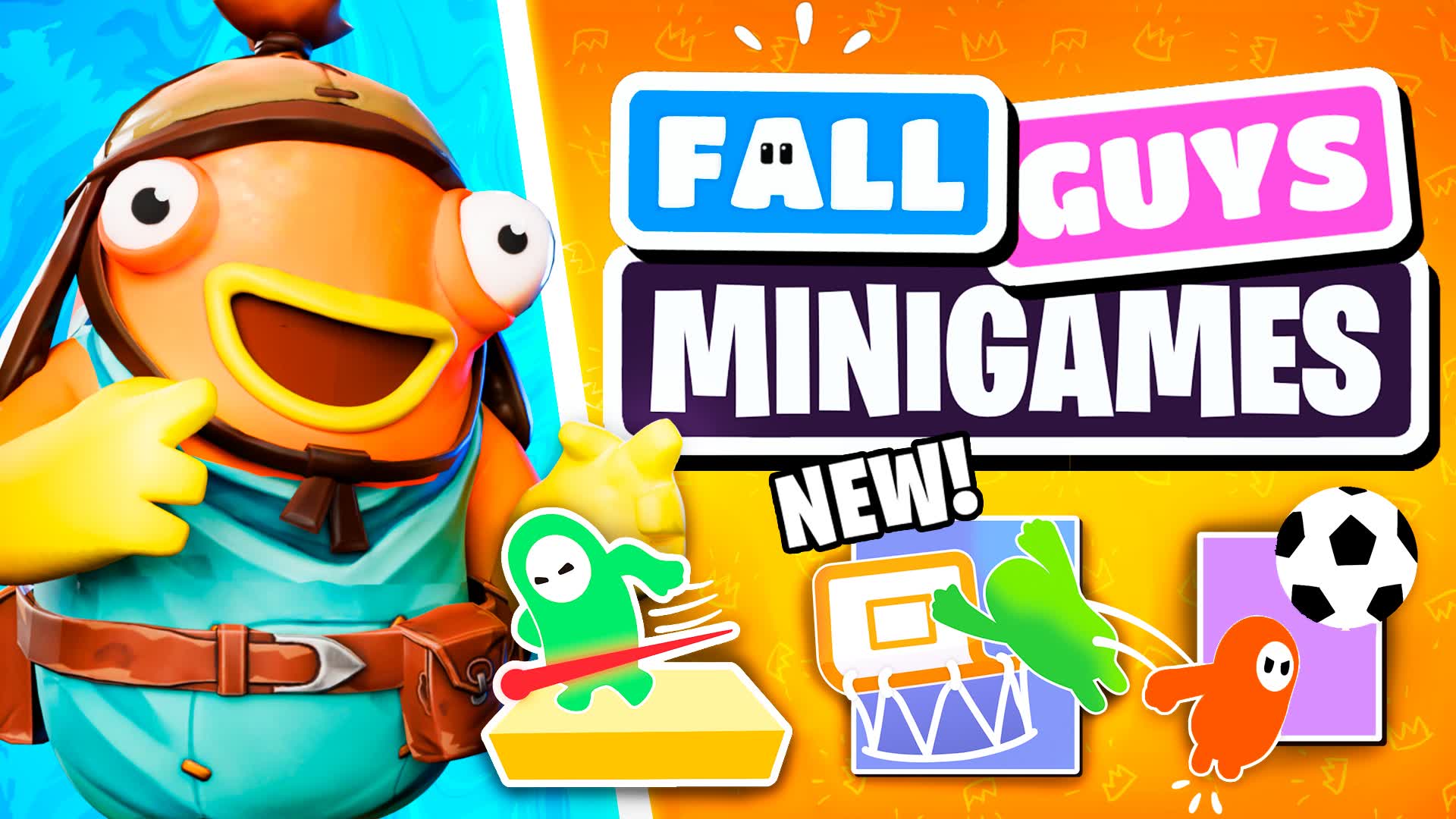 FALL GUYS MINIGAMES π +16 MINIGAME β Fortnite Creative map