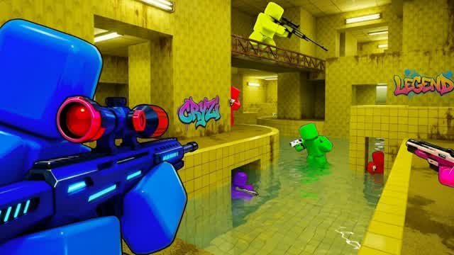 RED VS BLUE π΄π΅ SECRET FORCE π€« β Fortnite Creative map
