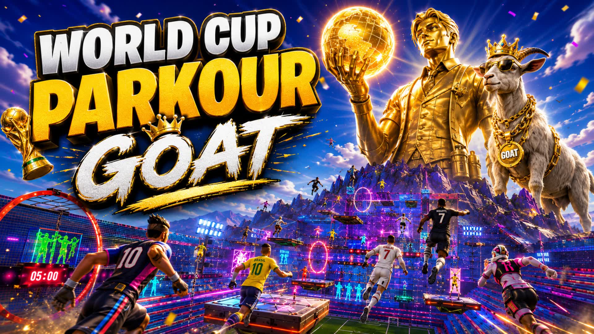 World Cup Parkour GOAT — Fortnite Creative map