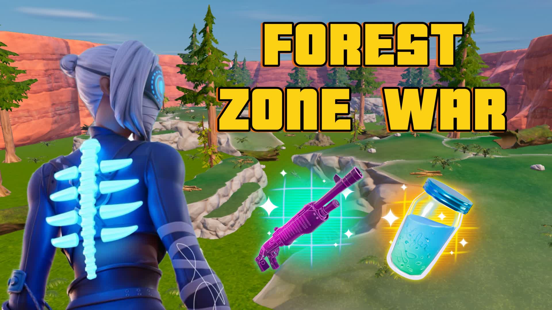 FOREST ZONE WAR π³ β Fortnite Creative map