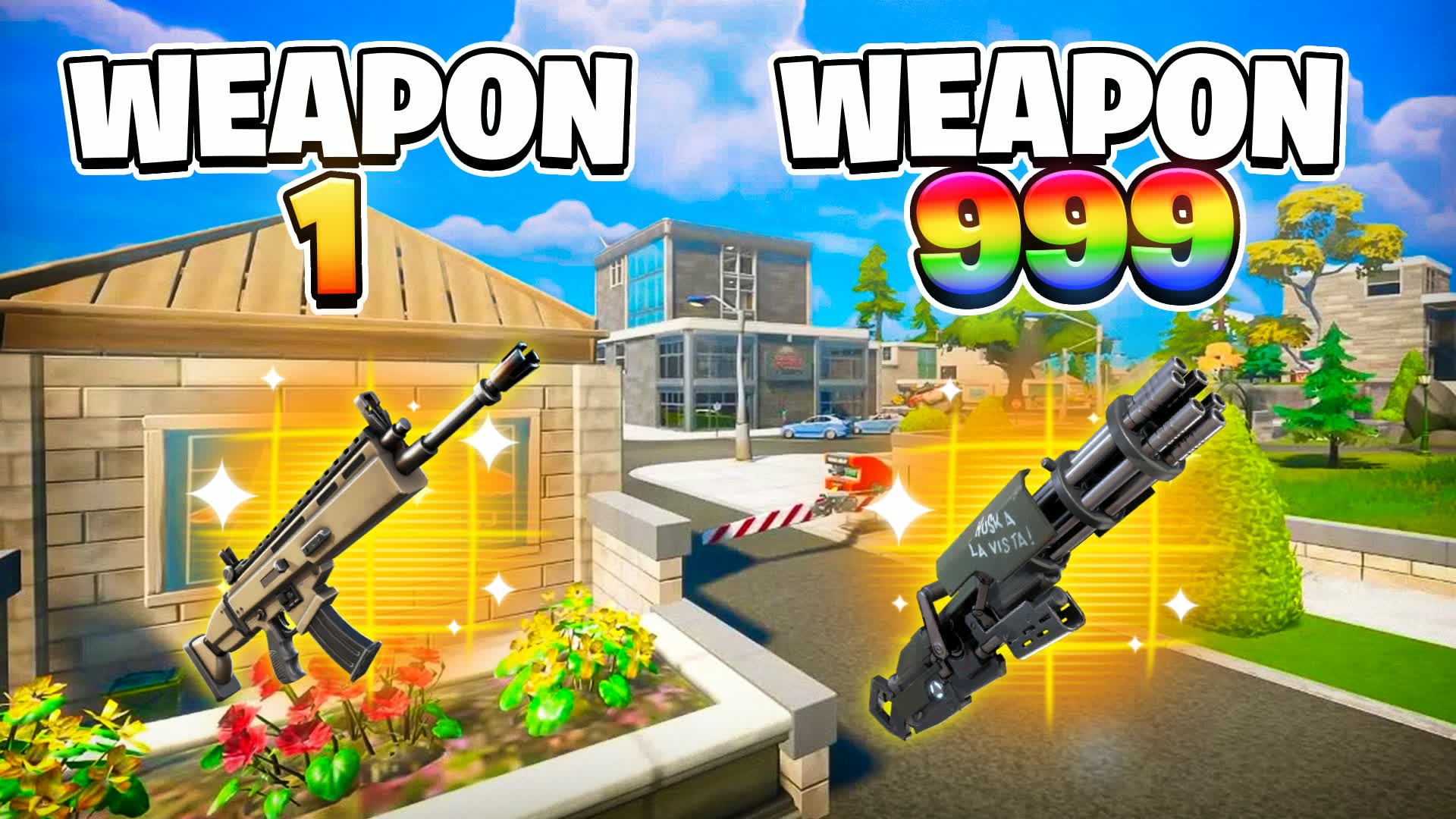 SUPER LAZY GUN GAME π― ONE SHOT π― β Fortnite Creative map