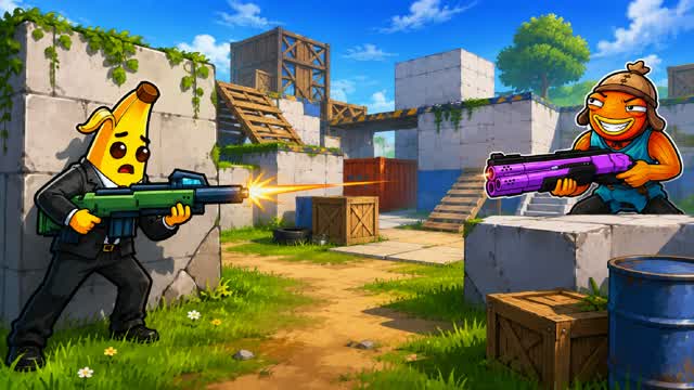 BLOCK FIGHT 1V1 — Fortnite Creative map