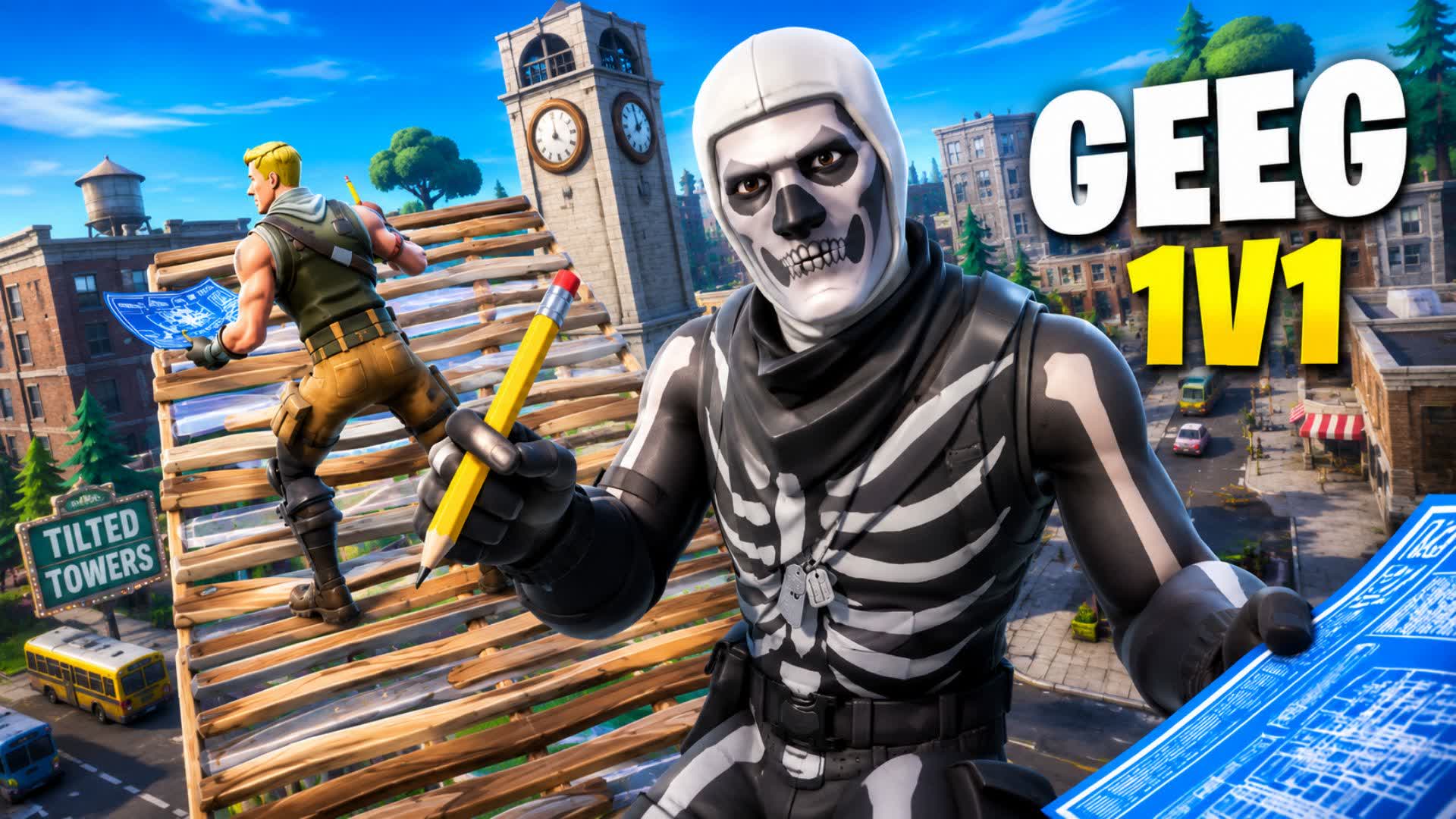 GEEG 1V1 BUILD FIGHTS — Fortnite Creative map