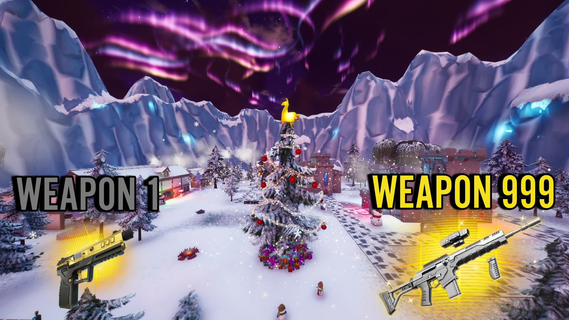 ❄️Winterfest One Shot Gun Game❄️ — Fortnite Creative map