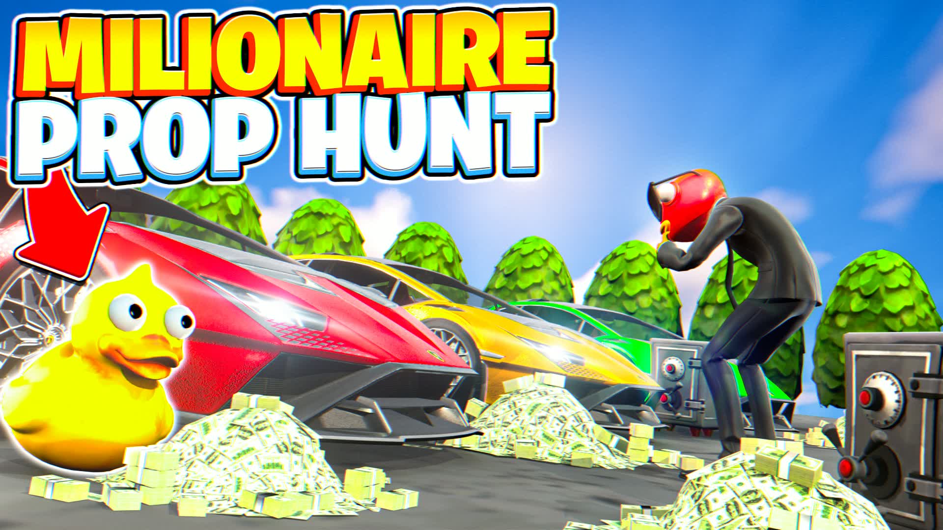 MILLIONAIRES PROP HUNT π° β Fortnite Creative map