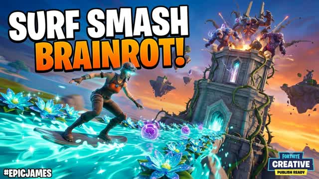 surf brainrot + overlord bossfight! — Fortnite Creative map