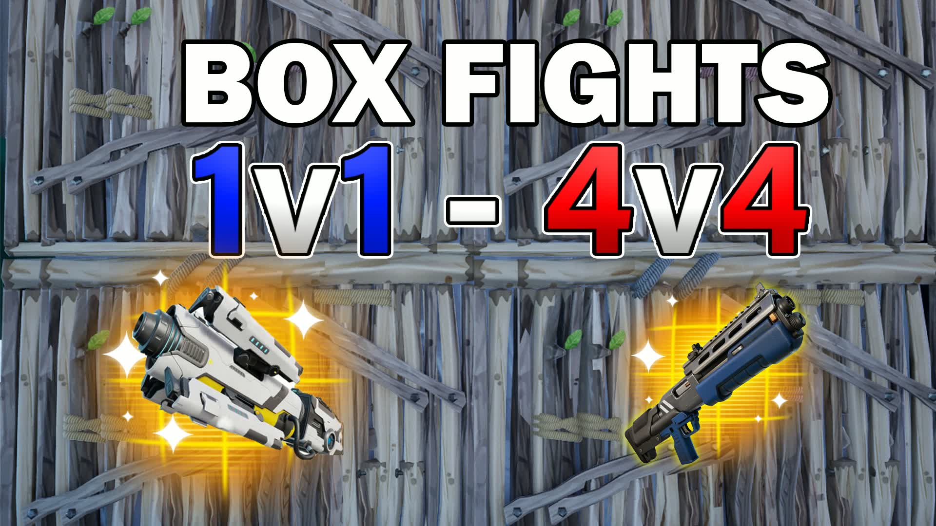 Box Fight 1v1-4v4 — Fortnite Creative map
