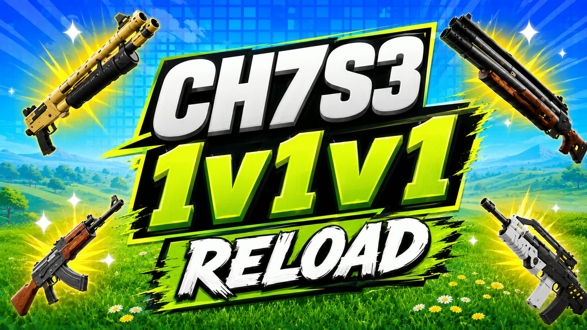 NEW CH7S3 RELOAD 1v1v1 β Fortnite Creative map