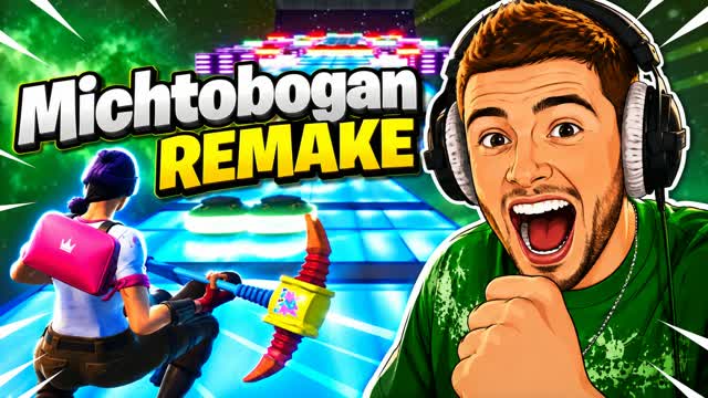 MICH' TOBOGGAN DEATHRUN REMAKE — Fortnite Creative map