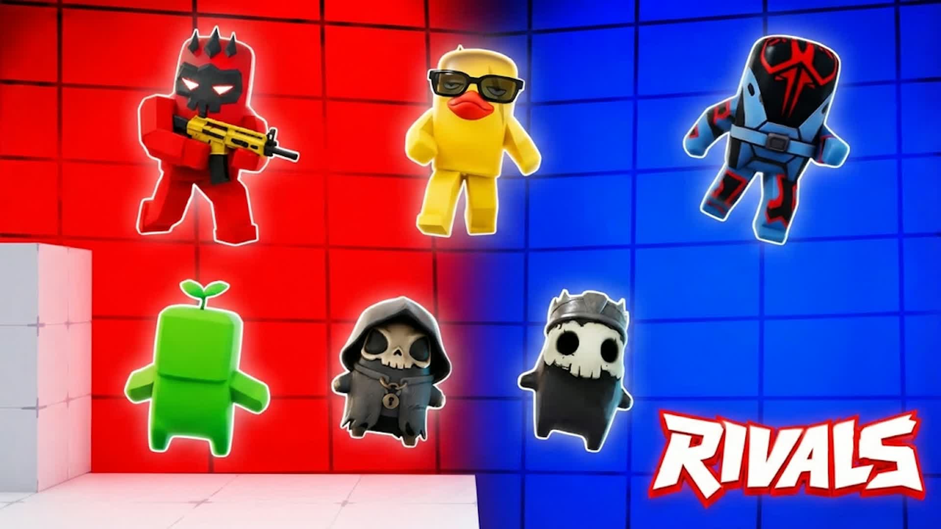 RIVALS RED VS BLUE🔵🔴FAZF — Fortnite Creative map