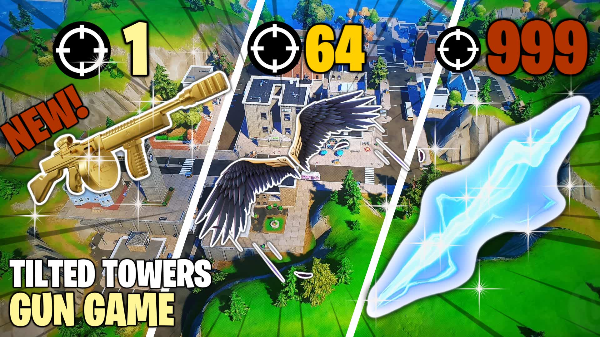 Tilted Towers - GUN GAME ⭐ — Fortnite Creative map