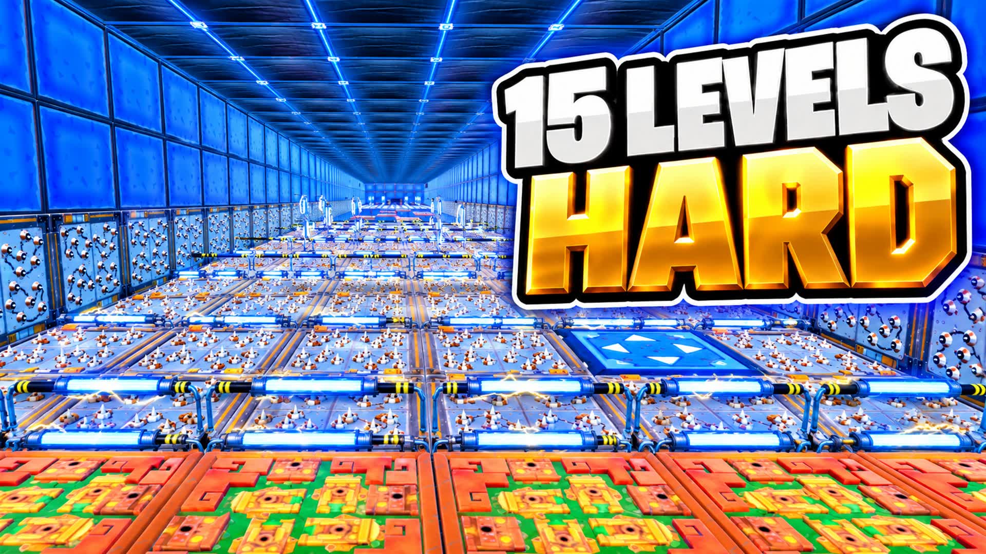 HARD PARKOUR โ ๏ธ 7213 DEATHRUN 15 LEVELS โ Fortnite Creative map