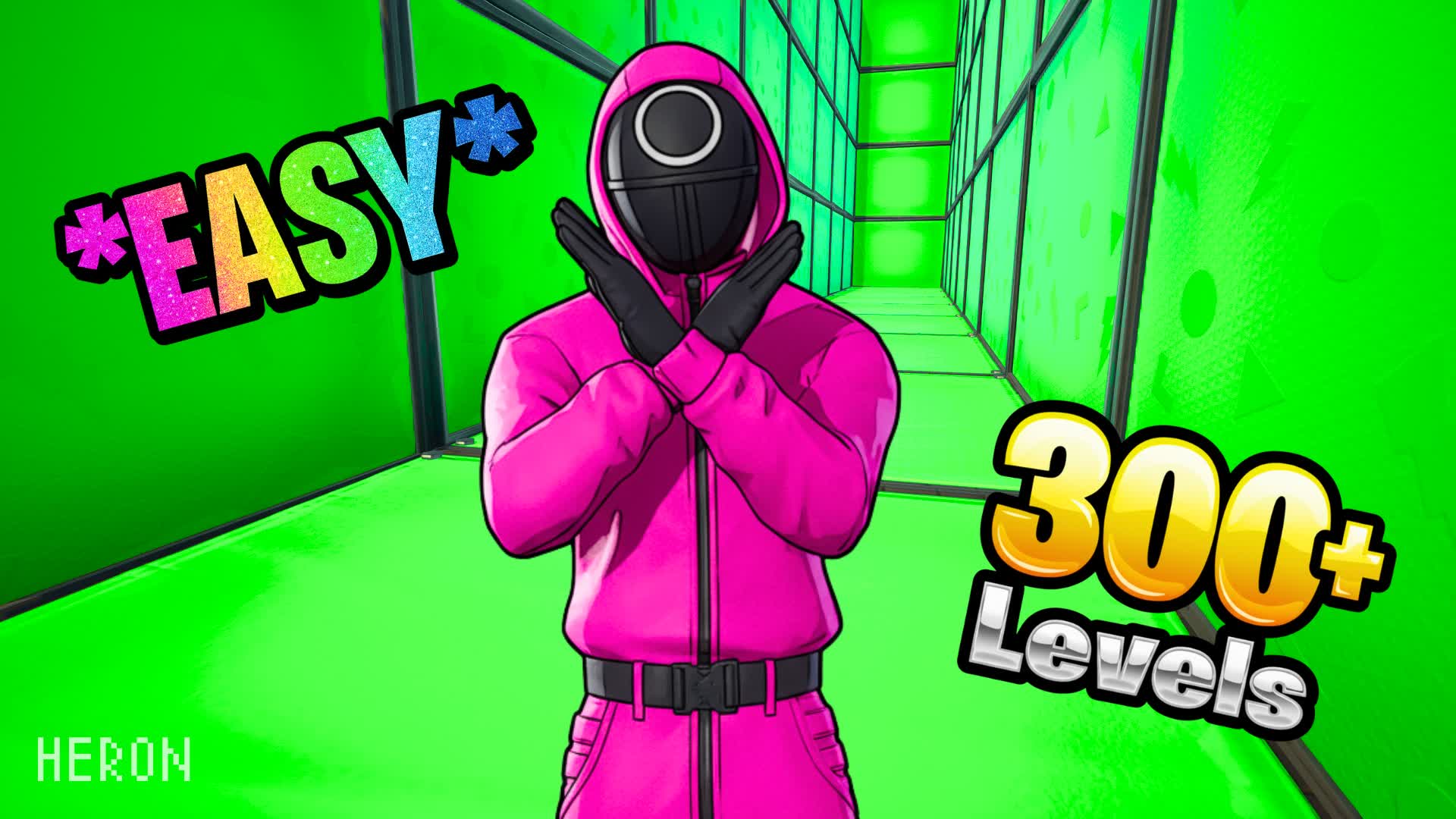 🦑SQUID GAME PARKOUR 300 PLUS🦑 — Fortnite Creative map