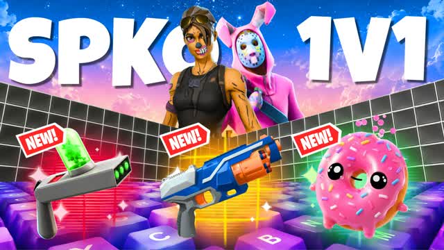 SPKO 1V1 FFA ALL GUNS & CAR アリーナ1対1🎯 — Fortnite Creative map