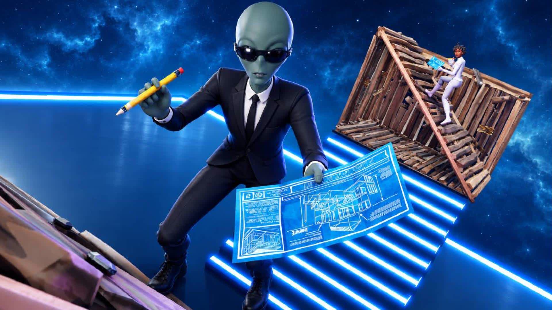 Space 1v1๐ โ Fortnite Creative map