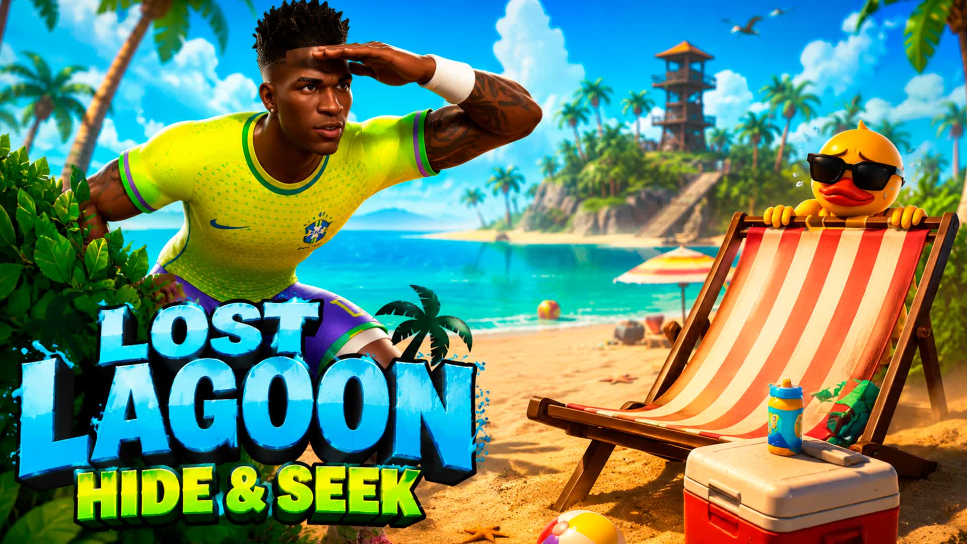 🌊Lost Lagoon Hide & Seek — Fortnite Creative map