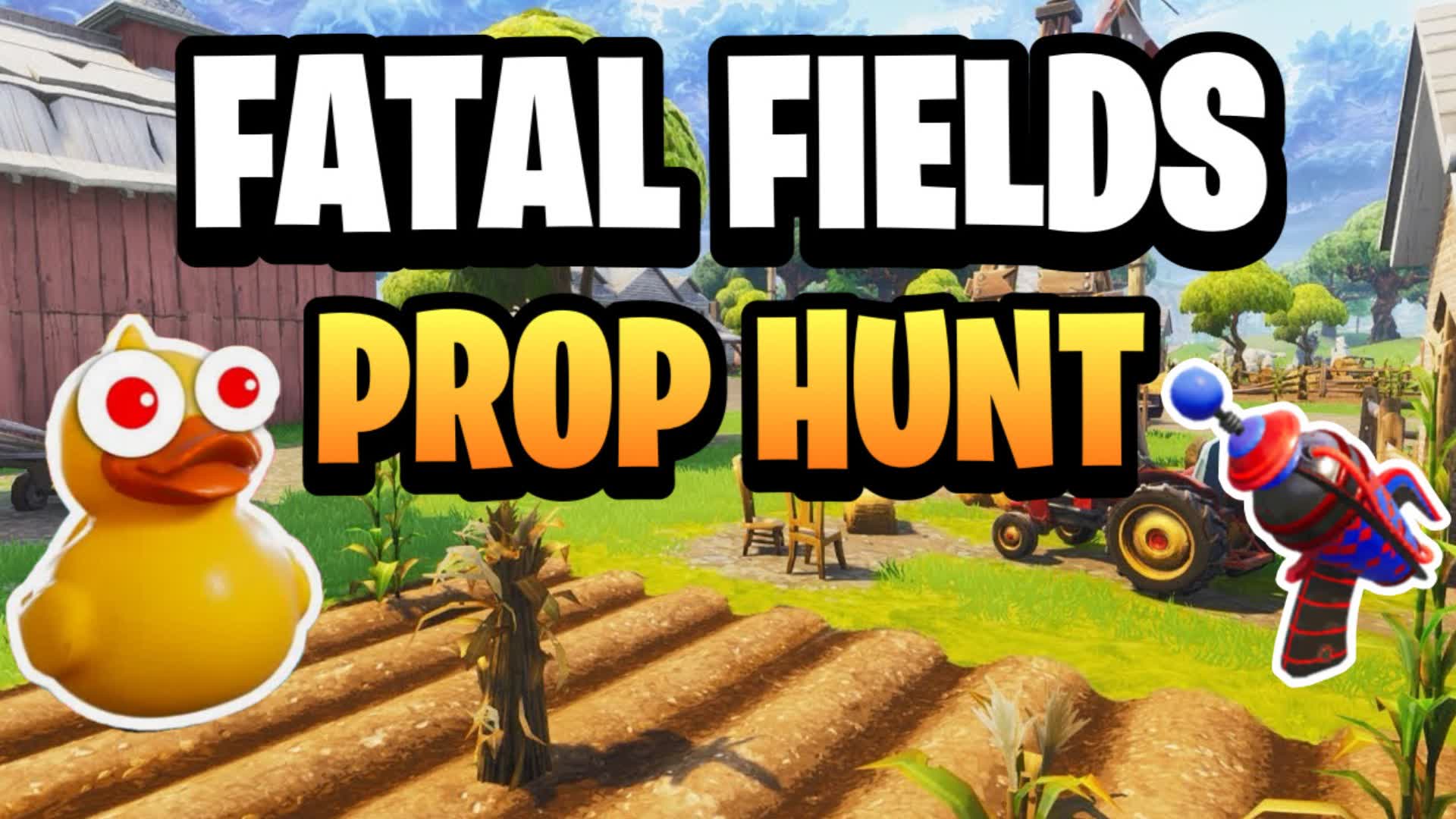 OG Fatal Fields Farm Prop Hunt β Fortnite Creative map