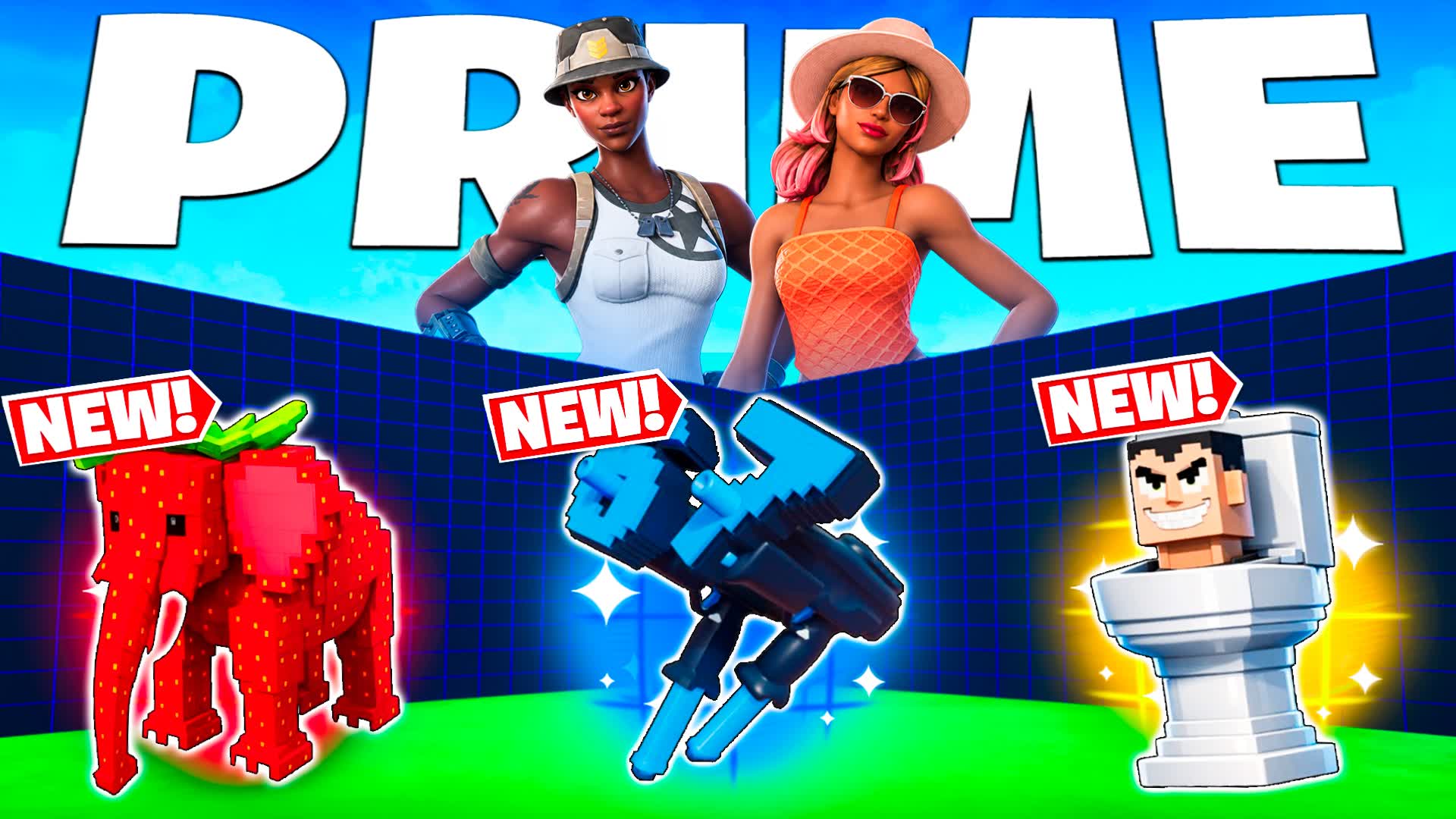 PRIME 1V1 FFA - ALL GUNS & CARS - RIFTY β Fortnite Creative map
