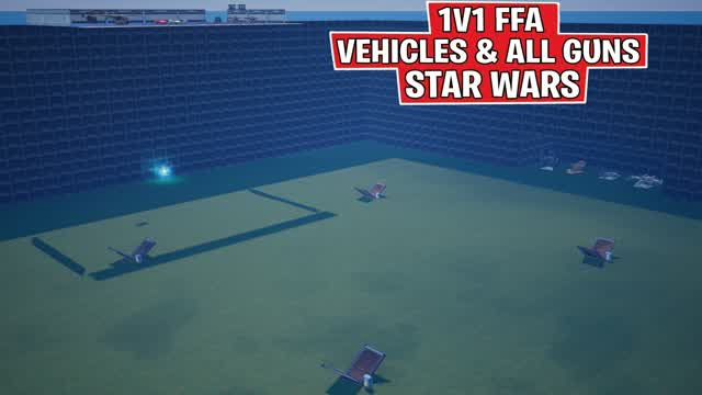 1v1 FFA VEHICLES & ALL GUNS Star Wars — Fortnite Creative map