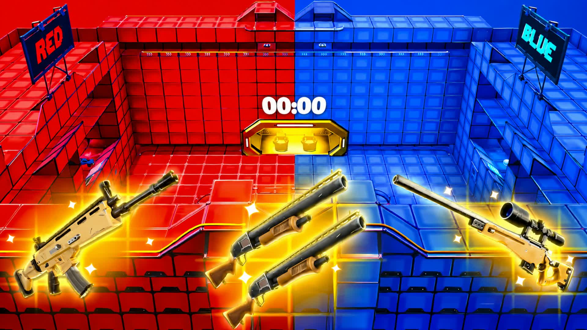 RVB RED VS BLUE RVB RVB β Fortnite Creative map