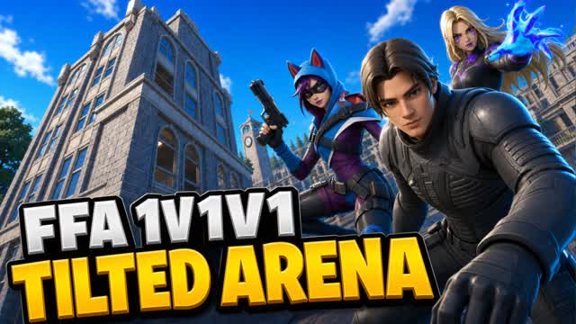 TILTED FREE FOR ALL - 1v1v1 — Fortnite Creative map