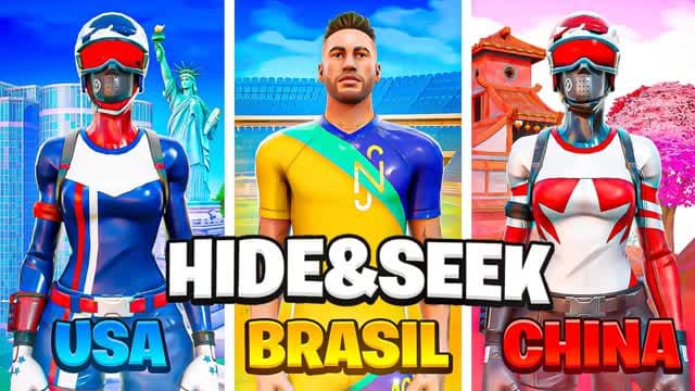 COUNTRY HIDE AND SEEK โ Fortnite Creative map