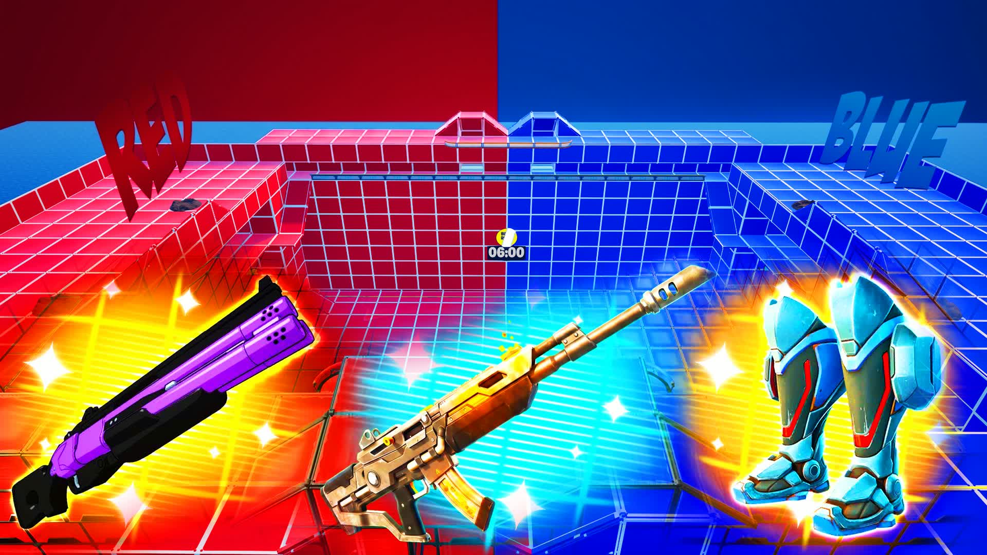 RED VS BLUE🔴rvb67🔵 — Fortnite Creative map