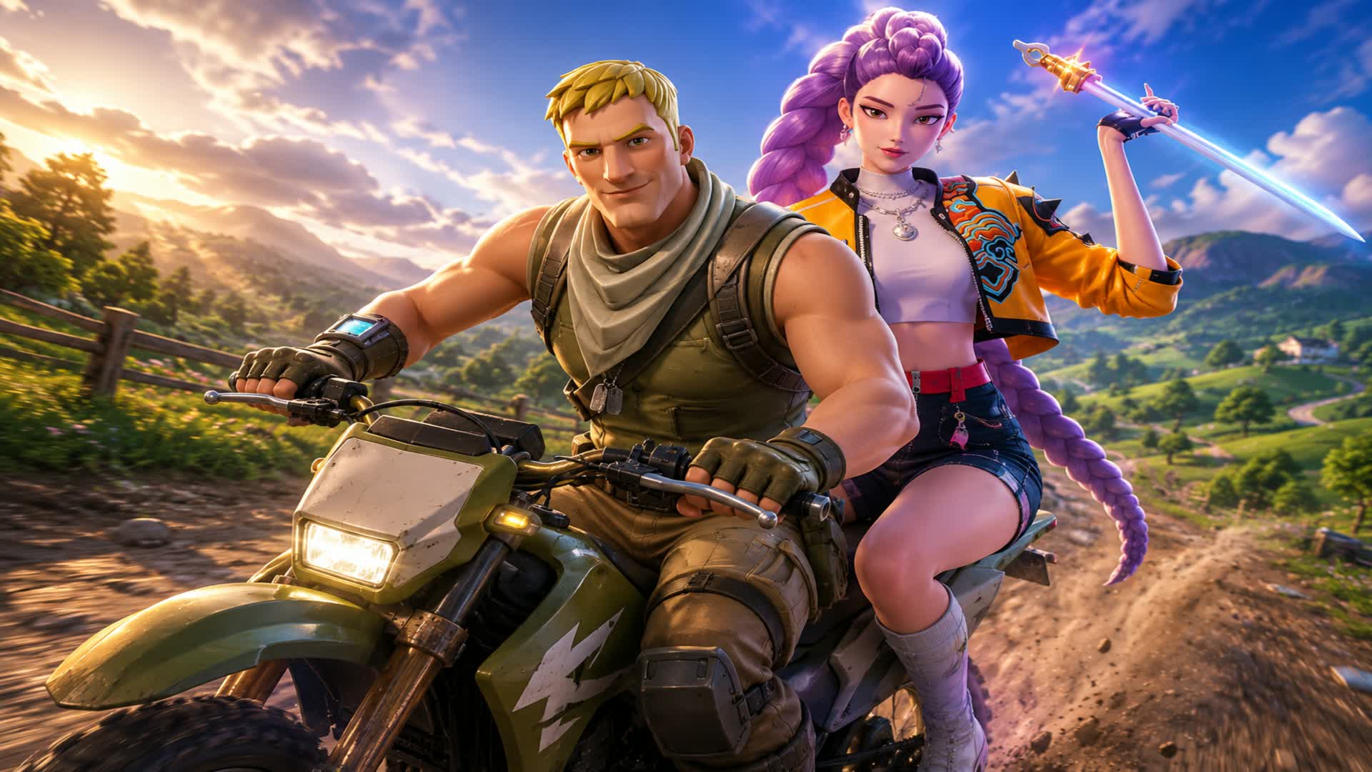 K-Pop Road Rush — Fortnite Creative map