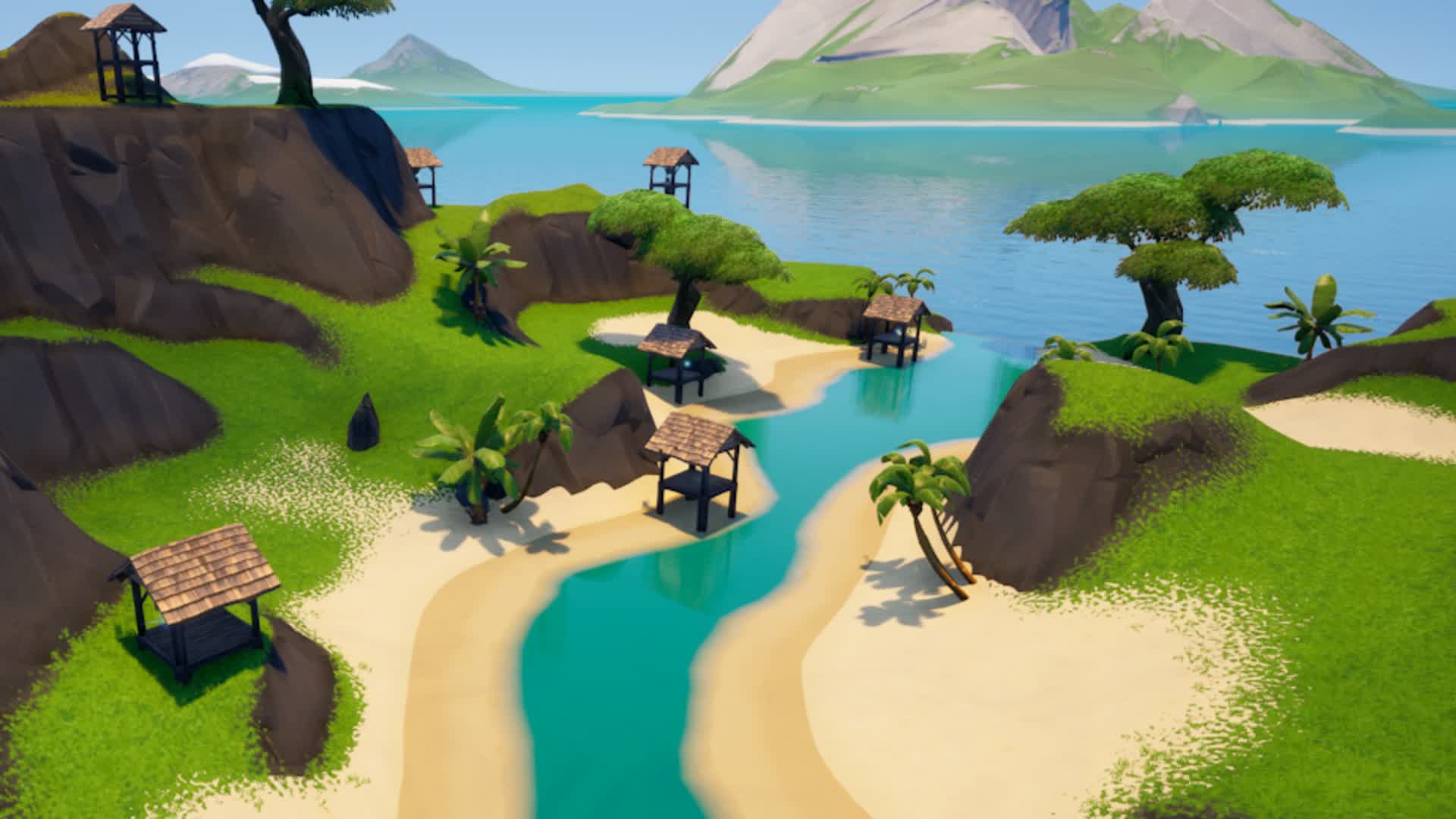 Selvatic Zone Wars & Box fight — Fortnite Creative map