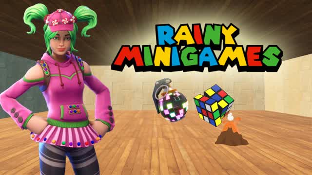 RAINY MINIGAMES โ Fortnite Creative map