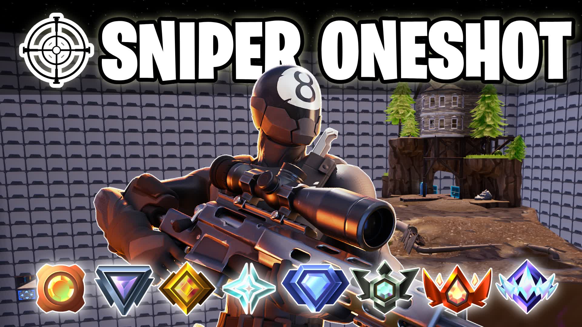 ๐ฏ ONE SHOT SNIPER MAP ๐ โ Fortnite Creative map