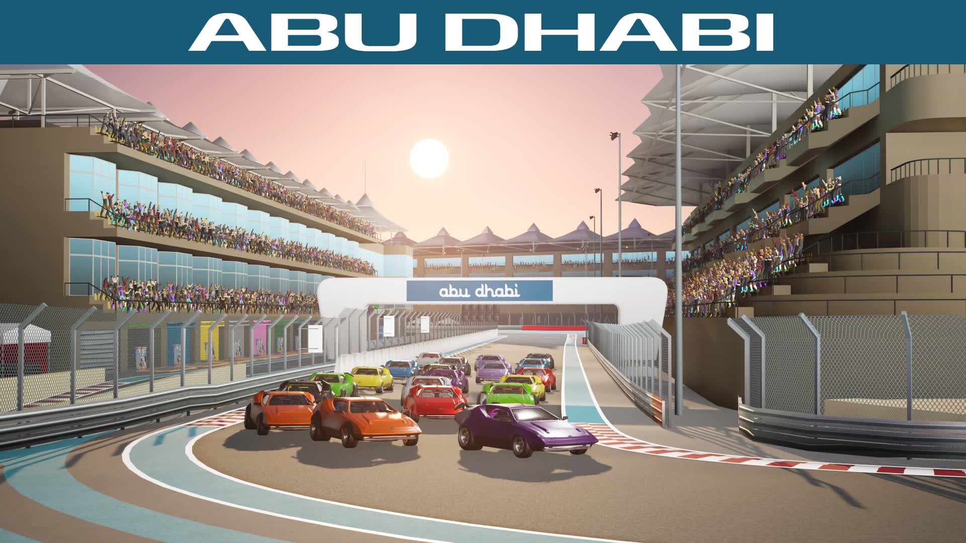 Formula Racing - Abu Dhabi ๐ฆ๐ช โ Fortnite Creative map