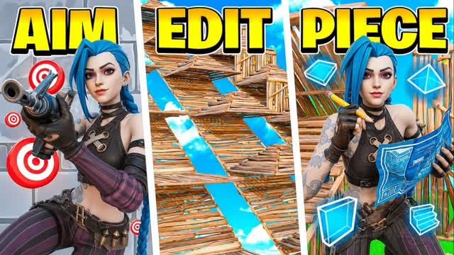 MECHANICS TRAINING EDIT, AIM & PIECE — Fortnite Creative map