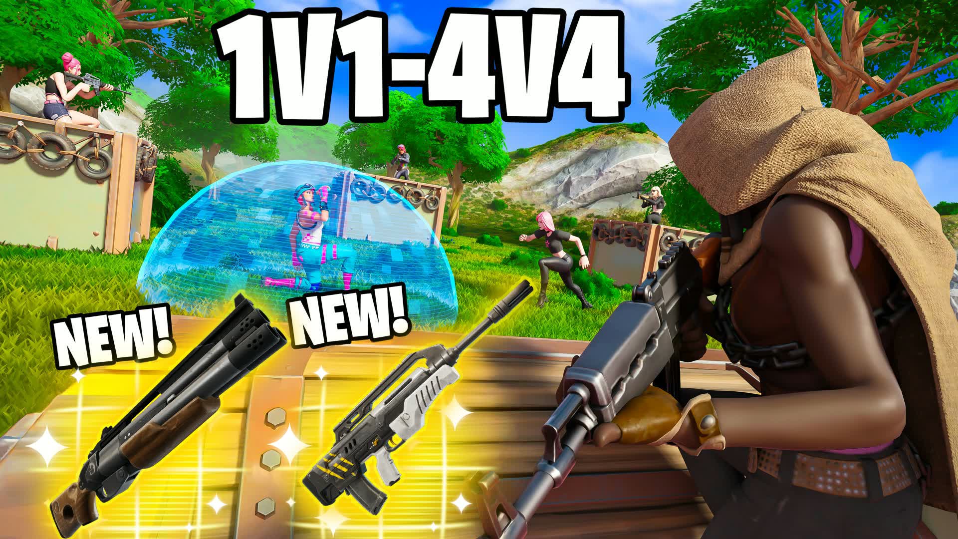 Zero Build 1v1-4v4 - Versatile — Fortnite Creative map