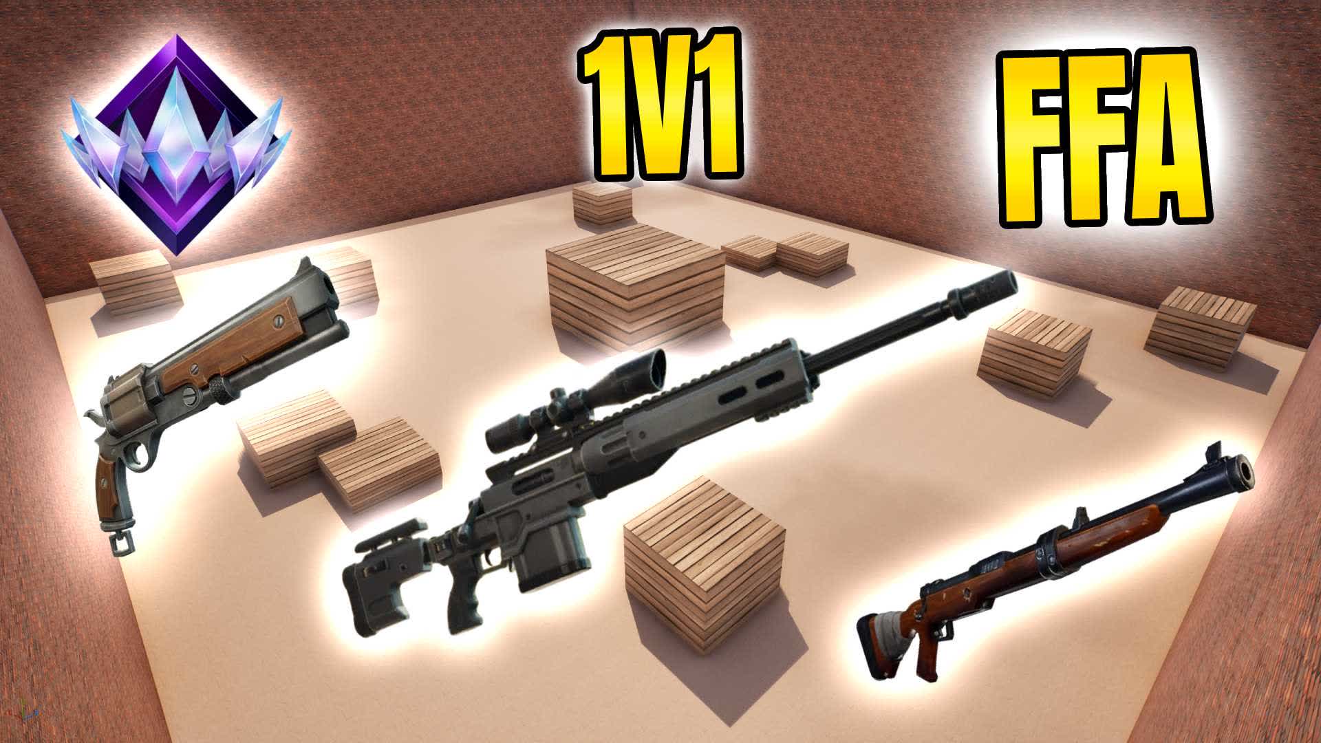 1v1 Sniper FFA — Fortnite Creative map