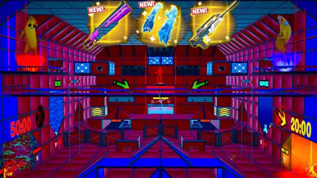 ULTIMATE RED VS BLUE RUMBLE🔴🔵 — Fortnite Creative map