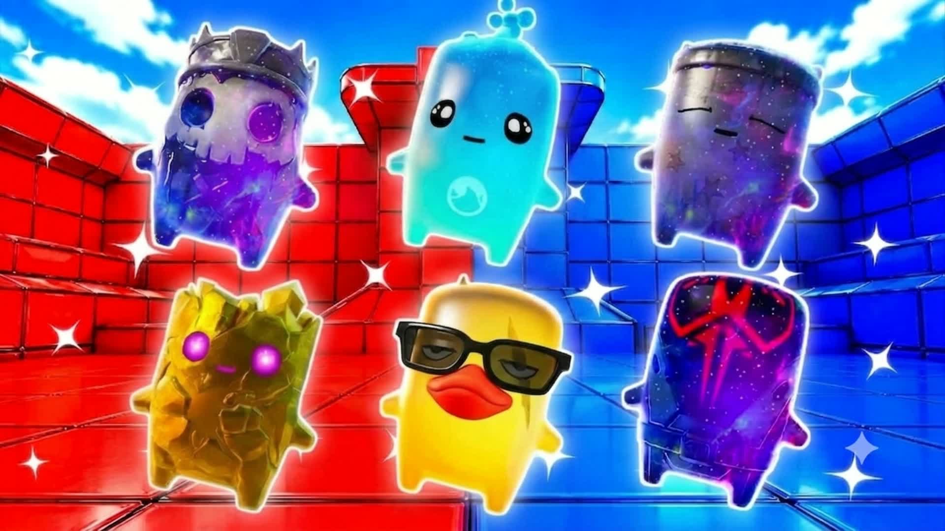 RED VS BLUE LE25 — Fortnite Creative map